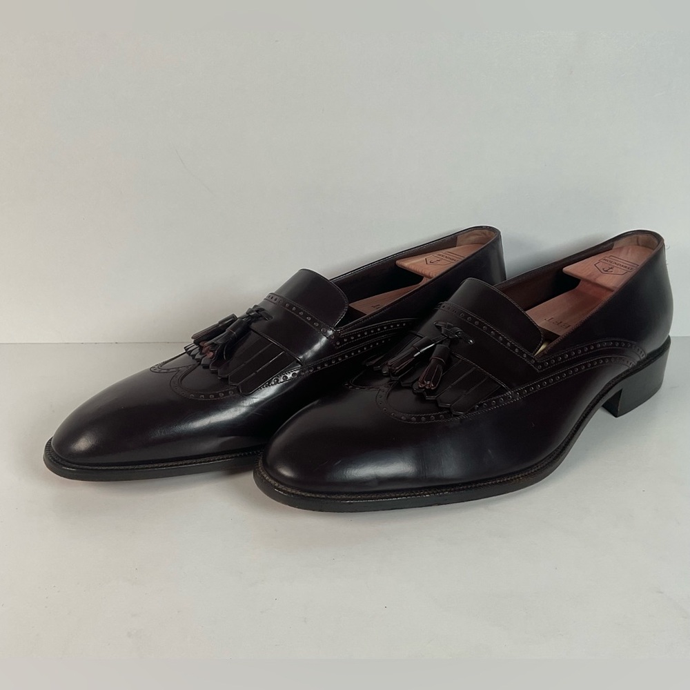 Bally Tassel Loafers | Burgundy Patent | Men’s 15